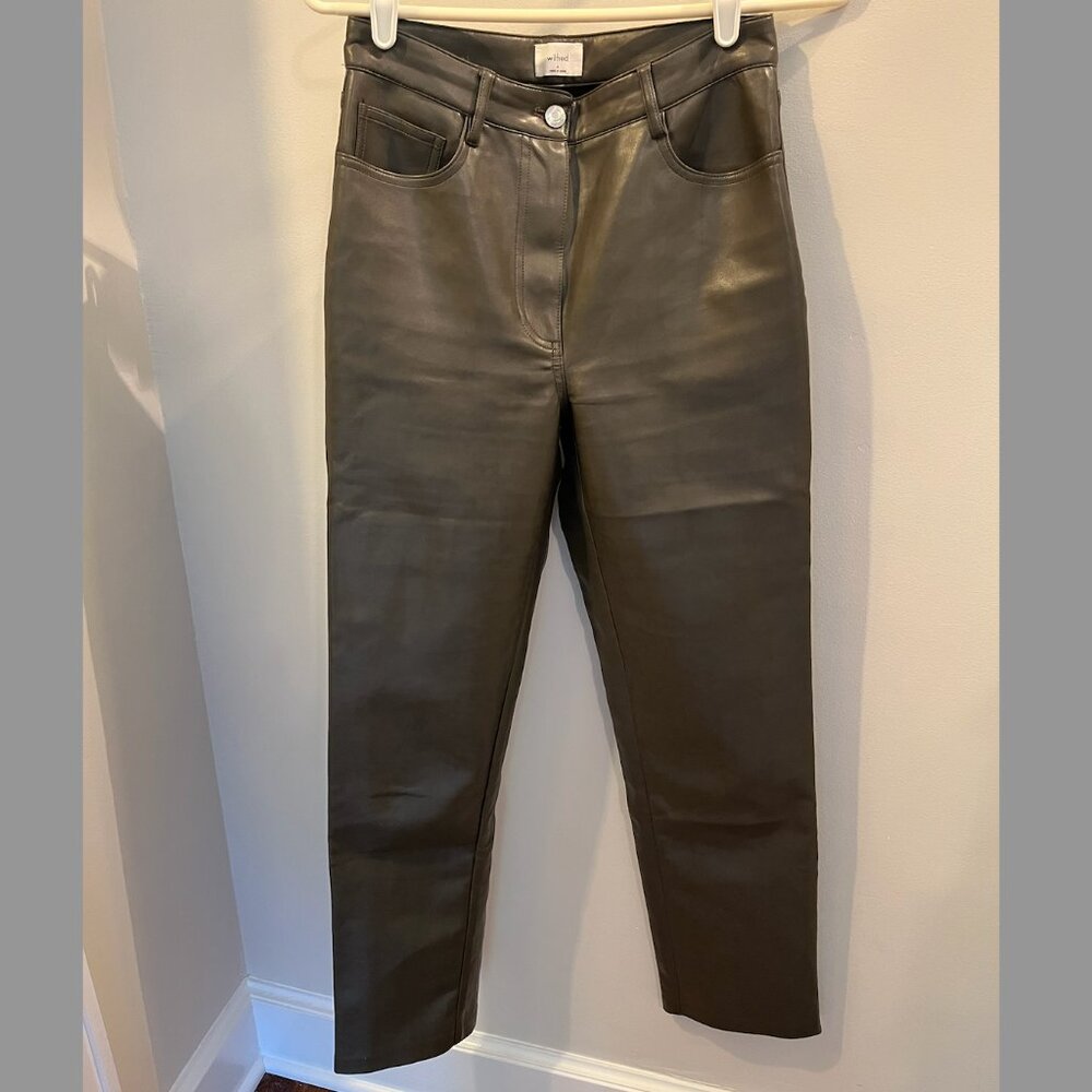 Aritzia Wilfred Melina Leather Pant